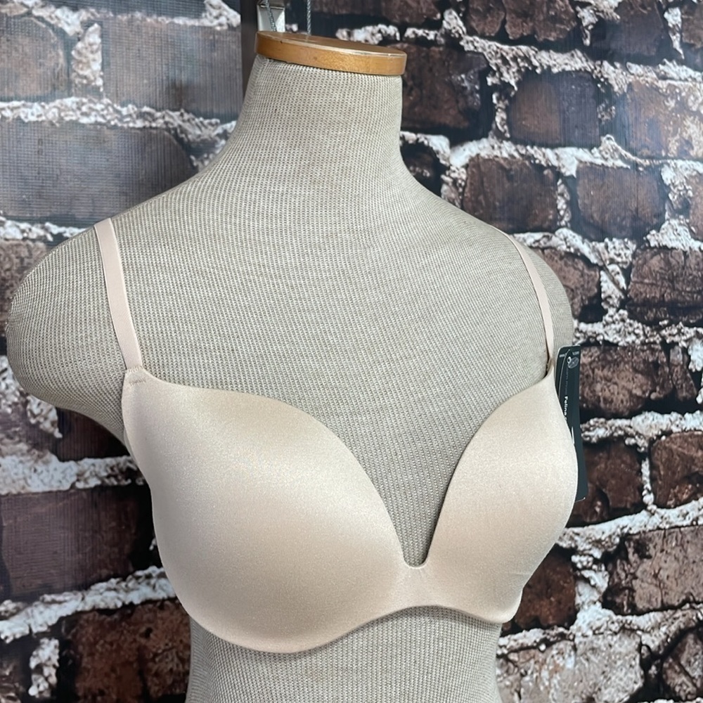 Felina Joslyn Bra Women's 34C Tan NWT Minimalist Smoothing - Picture 8 of 12